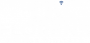 Florens Kairos Digitals official logo final White